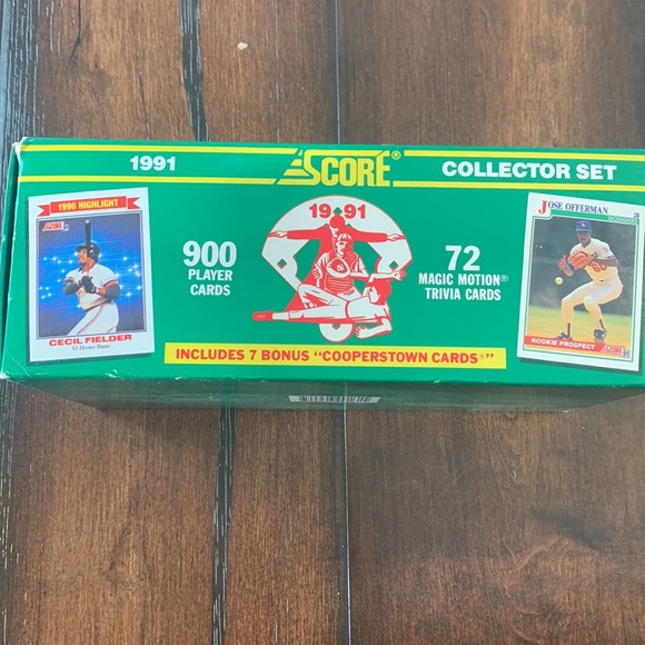 1991 Score Baseball Card Collector Set - Picture 3 of 3
